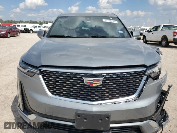 2024 Cadillac XT6 FWD Luxury with VIN 1GYKPAR40RZ736486, listed as a Copart auction lot 71755204 with 8,629 mi miles and Salvage Title. Bid and sale history available at carsss.com. Image 5.