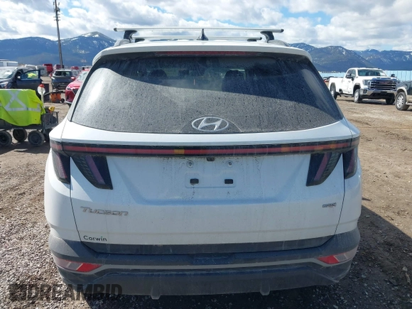 2022 Hyundai Tucson SEL with VIN 5NMJCCAE9NH092286, listed as a IAAI auction lot 41857595 with 27,883 mi miles. Bid and sale history available at carsss.com. Image 17.