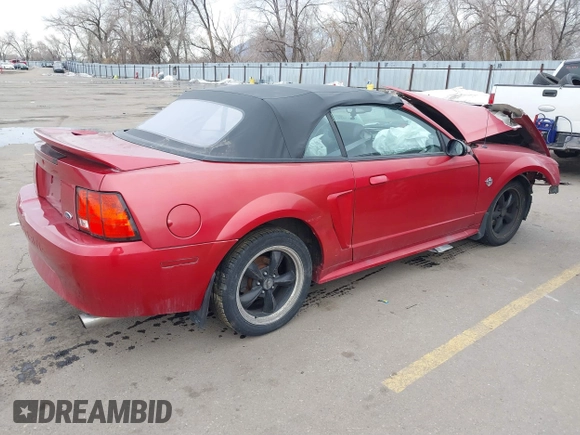 1999 Ford Mustang with VIN 1FAFP444XXF234721, listed as a IAAI auction lot 38667030 with 152,122 mi miles and . Bid and sale history available at DreamBid. Image 4.