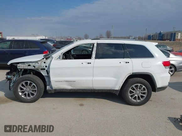 2015 Jeep Grand Cherokee Limited with VIN 1C4RJFBGXFC100325, listed as a IAAI auction lot 41700909 with 1 mi miles. Bid and sale history available at carsss.com. Image 14.
