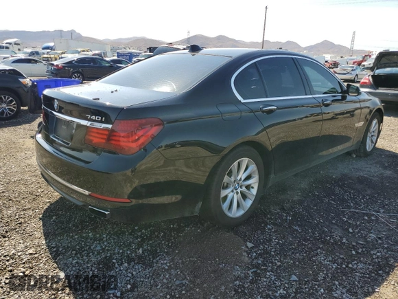 2015 BMW 7 Series 740i with VIN WBAYA6C5XFD826895, listed as a Copart auction lot 66889794 with Not Provided miles and Salvage Title. Bid and sale history available at DreamBid. Image 3.