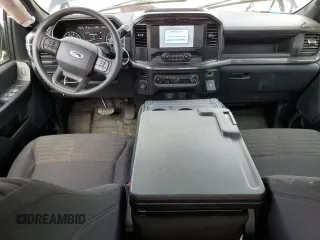 2023 Ford F-150 XL with VIN 1FTEX1CP4PKD57678, listed as a Copart auction lot 52017545 with 21,553 mi miles and Clean title. Bid and sale history available at DreamBid. Image 8.