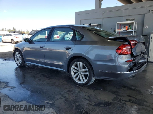2019 Volkswagen Passat 2.0T Wolfsburg Edition with VIN 1VWLA7A37KC008137, listed as a Copart auction lot 49148135 with 109,617 mi miles and Salvage Title. Bid and sale history available at carsss.com. Image 2.