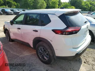 2024 Nissan Rogue S with VIN 5N1BT3AB5RC701934, listed as a Copart auction lot 61430615 with 21,609 mi miles and Salvage title. Bid and sale history available at DreamBid. Image 2.