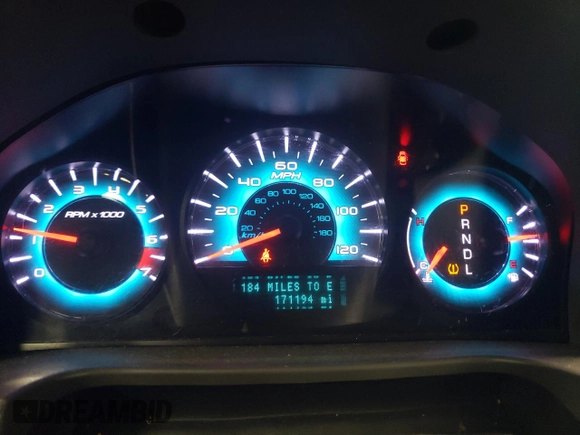2012 Ford Fusion SE with VIN 3FAHP0HA3CR154966, listed as a Copart auction lot 44406335 with 171,194 mi miles and Salvage Title. Bid and sale history available at DreamBid. Image 9.