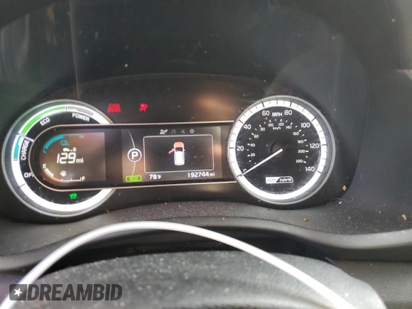 2018 Kia Niro FE with VIN KNDCB3LC3J5212135, listed as a Copart auction lot 77232484 with 192,744 mi miles and Salvage Title. Bid and sale history available at carsss.com. Image 9.