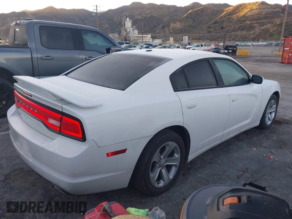 2013 Dodge Charger SE with VIN 2C3CDXBG1DH539849, listed as a IAAI auction lot 41673743 with 191,665 mi miles. Bid and sale history available at carsss.com. Image 4.