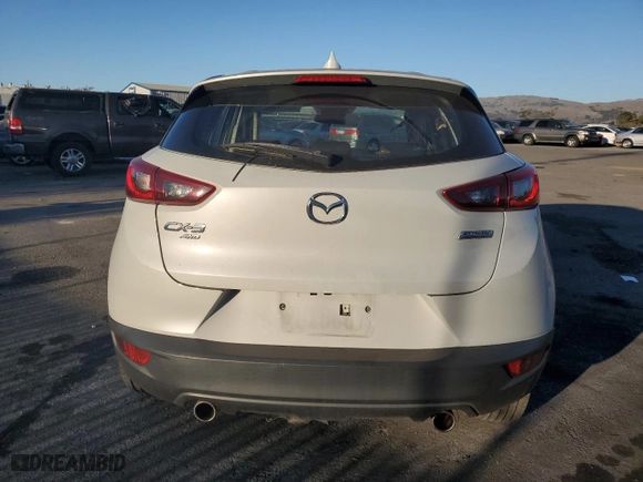 2018 Mazda CX-3 Sport with VIN JM1DKFB78J0317177, listed as a Copart auction lot 41909555 with 53,890 mi miles and Salvage Title. Bid and sale history available at carsss.com. Image 6.