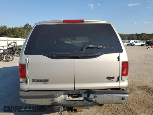 2003 Ford Excursion XLT with VIN 1FMNU41S83EA49547, listed as a Copart auction lot 77153684 with Not Provided miles and Clean Title. Bid and sale history available at DreamBid. Image 6.