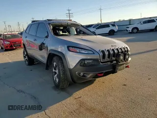 2017 Jeep Cherokee Trailhawk L Plus with VIN 1C4PJMBS3HD218441, listed as a Copart auction lot 42836285 with 122,242 mi miles and Salvage Title. Bid and sale history available at carsss.com. Image 11.