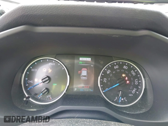 2021 Toyota RAV4 Hybrid XLE with VIN JTMRWRFV2MD133113, listed as a IAAI auction lot 42087394 with 103,019 mi miles and . Bid and sale history available at DreamBid. Image 7.