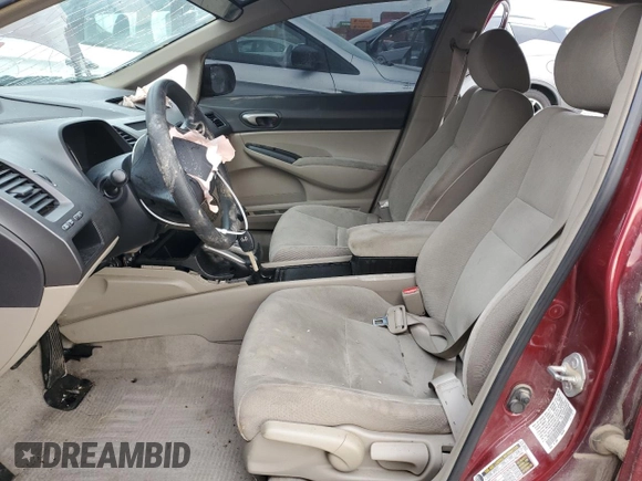 2011 Honda Civic LX with VIN 19XFA1F56BE005634, listed as a Copart auction lot 81873924 with Not Provided miles and Salvage Title. Bid and sale history available at DreamBid. Image 7.