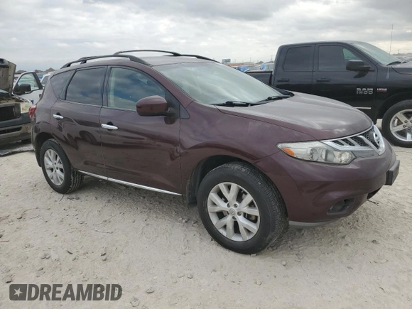 2013 Nissan Murano S with VIN JN8AZ1MU5DW206712, listed as a Copart auction lot 86338434 with 118,819 mi miles and Clean Title. Bid and sale history available at carsss.com. Image 4.