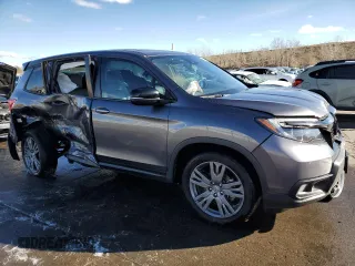2019 Honda Passport EX-L with VIN 5FNYF8H53KB027391, listed as a Copart auction lot 87193204 with 92,870 mi miles and Salvage title. Bid and sale history available at DreamBid. Image 4.