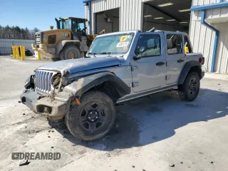 2020 Jeep Wrangler Unlimited Sport z VIN 1C4HJXDN9LW155470, wystawiony jako Copart lot #50801215 z przebiegiem Nie podano mil oraz Szkoda całkowita • Salvage title. Historia ofert i sprzedaży dostępna na DreamBid. Obrazek 1.