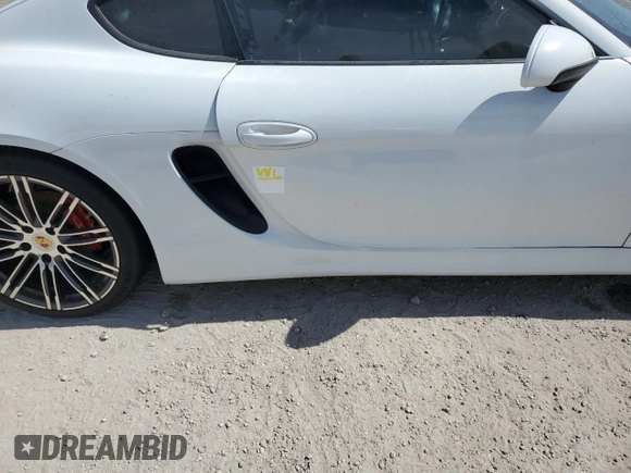 2016 Porsche Cayman S with VIN WP0AB2A88GK186397, listed as a Copart auction lot 74141924 with Not Provided miles and Salvage Title. Bid and sale history available at DreamBid. Image 12.