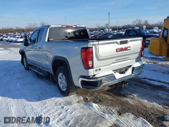 2021 GMC Sierra 1500 with VIN 1GTV9BETXMZ375650, listed as a IAAI auction lot 41566909 with 97,967 mi miles and . Bid and sale history available at DreamBid. Image 3.