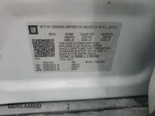 2020 Chevrolet Trax LT z VIN 3GNCJLSB8LL138362, wystawiony jako Copart lot #55257215 z przebiegiem 63 592 mil mil oraz Szkoda całkowita • Salvage title. Historia ofert i sprzedaży dostępna na DreamBid. Obrazek 13.