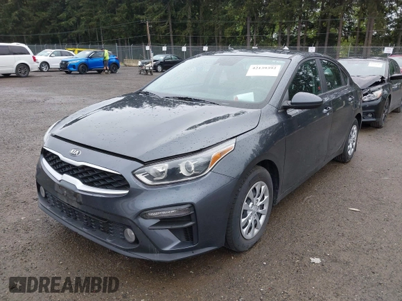 2021 Kia Forte LXS with VIN 3KPF24AD9ME267065, listed as a IAAI auction lot 42139392 with 85,763 mi miles. Bid and sale history available at carsss.com. Image 17.