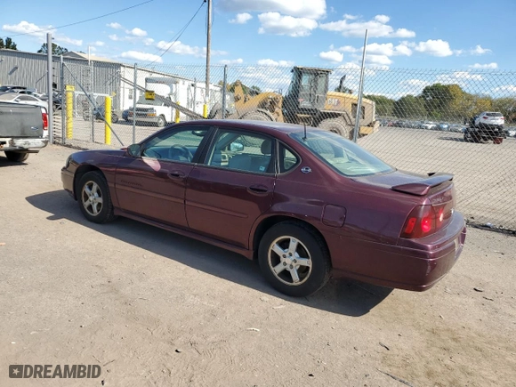 2004 Chevrolet Impala LS with VIN 2G1WH52K749160573, listed as a Copart auction lot 75105864 with 86,165 mi miles and Clean Title. Bid and sale history available at carsss.com. Image 2.