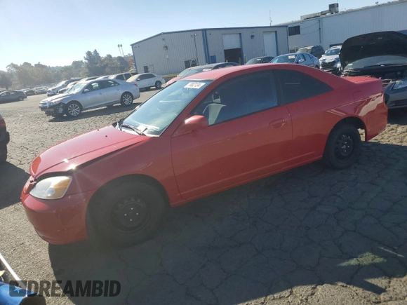 2003 Honda Civic LX with VIN 1HGEM21513L052399, listed as a Copart auction lot 77002124 with 158,029 mi miles and Salvage Title. Bid and sale history available at DreamBid. Image 1.