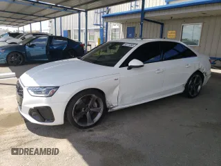 2021 Audi A4 S line Premium Plus z VIN WAUEAAF47MA040978, wystawiony jako Copart lot #56773385 z przebiegiem 32 604 mil mil oraz Szkoda całkowita • Salvage title. Historia ofert i sprzedaży dostępna na DreamBid. Obrazek 1.