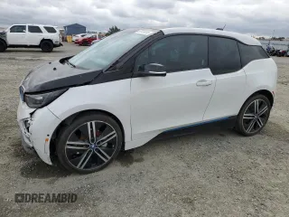 2017 BMW i3 with VIN WBY1Z8C38HV892042, listed as a Copart auction lot 52039315 with 73,573 mi miles and Salvage Title. Bid and sale history available at carsss.com. Image 1.