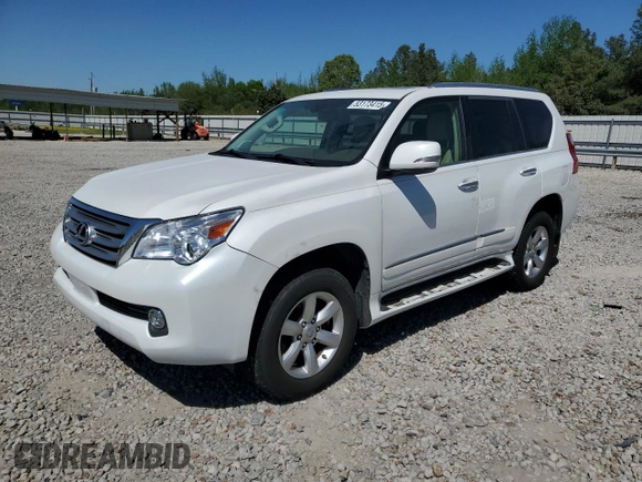 2012 Lexus GX 460 z VIN JTJBM7FX2C5041552, wystawiony jako Copart lot #53173415 z przebiegiem Nie podano mil oraz Szkoda całkowita • Salvage title. Historia ofert i sprzedaży dostępna na DreamBid. Obrazek 1.