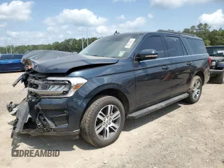 2024 Ford Expedition Max XLT with VIN 1FMJK1H85REA79269, listed as a Copart auction lot 56576865 with 19,832 mi miles and Salvage title. Bid and sale history available at DreamBid. Image 1.