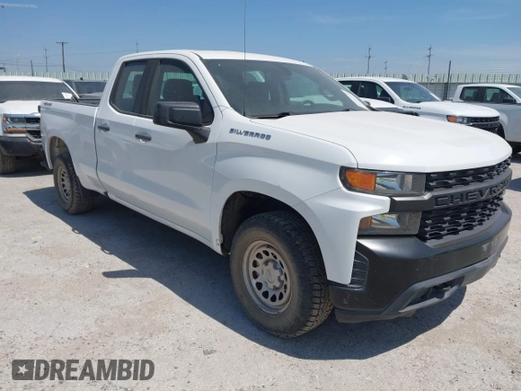 2020 Chevrolet Silverado 1500 Work Truck with VIN 1GCRYAEFXLZ178453, listed as a IAAI auction lot 42223620 with 62,080 mi miles and . Bid and sale history available at DreamBid. Image 1.