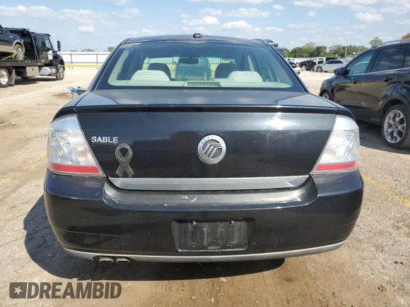 2009 Mercury Sable with VIN 1MEHM40W89G614672, listed as a Copart auction lot 72284684 with 166,607 mi miles and Salvage title. Bid and sale history available at DreamBid. Image 6.