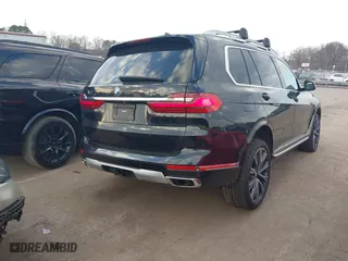 2019 BMW X7 xDrive50i with VIN 5UXCX4C51KLS36907, listed as a IAAI auction lot 41525923 with 75,791 mi miles. Bid and sale history available at carsss.com. Image 4.