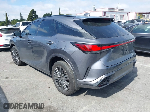 2023 Lexus RX with VIN 2T2BCMEA0PC002691, listed as a IAAI auction lot 41692005 with 25,917 mi miles. Bid and sale history available at carsss.com. Image 3.