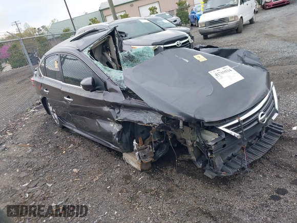 2015 Nissan Sentra SR with VIN 3N1AB7AP1FY352668, listed as a IAAI auction lot 41769834 with Not Provided miles and . Bid and sale history available at DreamBid. Image 1.