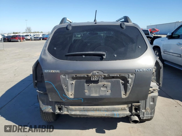 2007 Hyundai Tucson GLS with VIN KM8JM12B17U527296, listed as a Copart auction lot 50088065 with 151,857 mi miles and Salvage Title. Bid and sale history available at carsss.com. Image 6.