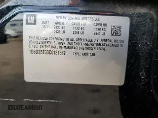 2012 Cadillac CTS Premium with VIN 1G6DS5E33C0131362, listed as a Copart auction lot 86589614 with 110,270 mi miles and Salvage Title. Bid and sale history available at DreamBid. Image 14.