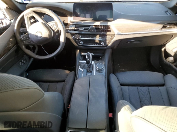 2021 BMW 5 Series 540i with VIN WBA53BJ05MWW90741, listed as a Copart auction lot 84337374 with Not Provided miles and Salvage Title. Bid and sale history available at DreamBid. Image 8.