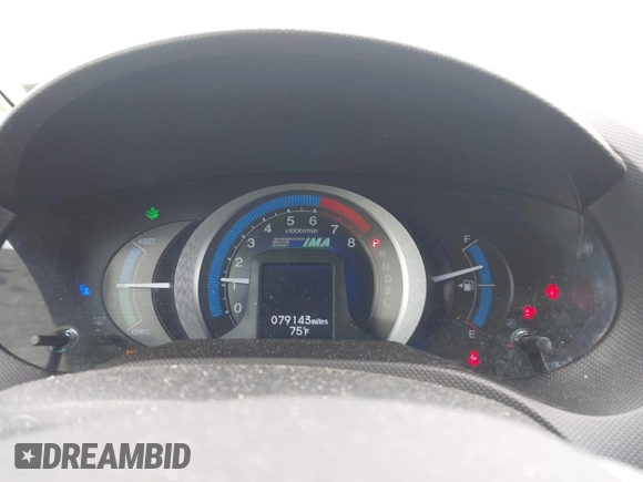 2011 Honda Insight with VIN JHMZE2H37BS011148, listed as a IAAI auction lot 41953167 with 79,143 mi miles and . Bid and sale history available at DreamBid. Image 7.