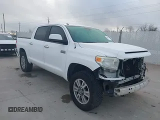 2014 Toyota Tundra Platinum with VIN 5TFAW5F18EX388125, listed as a IAAI auction lot 41507157 with 127,421 mi miles and . Bid and sale history available at DreamBid. Image 1.