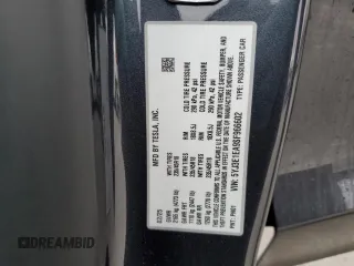 2025 Tesla Model 3 Long Range with VIN 5YJ3E1EA9SF966602, listed as a Copart auction lot 53571325 with 1,382 mi miles and Salvage title. Bid and sale history available at DreamBid. Image 14.