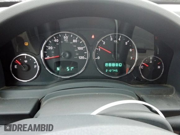 2008 Jeep Liberty Sport with VIN 1J8GN28K08W245240, listed as a Copart auction lot 54994595 with 212,745 mi miles and Non Repairable. Bid and sale history available at DreamBid. Image 9.
