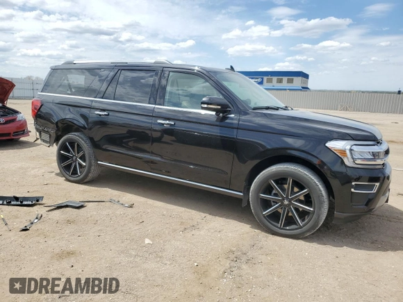 2023 Ford Expedition Max Limited с VIN 1FMJK2A82PEA63950, выставлен на аукционе Copart как лот 55773495 с пробегом 33 588 миль миль и Списание • Salvage title. История ставок и продаж доступна на DreamBid. Изображение 4.
