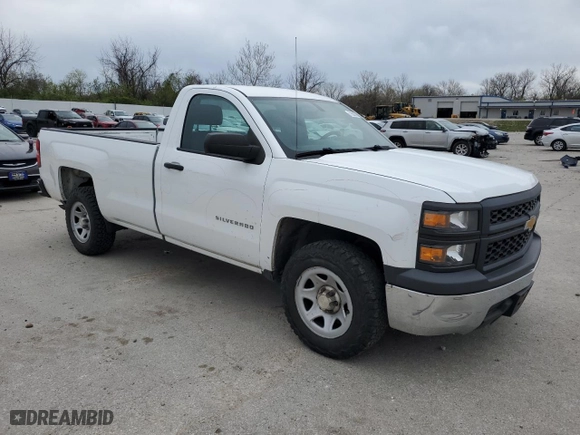 2014 Chevrolet Silverado 1500 Work Truck with VIN 1GCNCPEH6EZ293684, listed as a Copart auction lot 51858615 with 131,344 mi miles and Salvage Title. Bid and sale history available at carsss.com. Image 4.