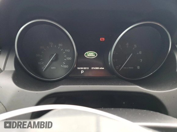 2014 Land Rover Range Rover Evoque Pure Plus with VIN SALVP1BG1EH930475, listed as a Copart auction lot 86645614 with 74,369 mi miles and Salvage title. Bid and sale history available at DreamBid. Image 9.