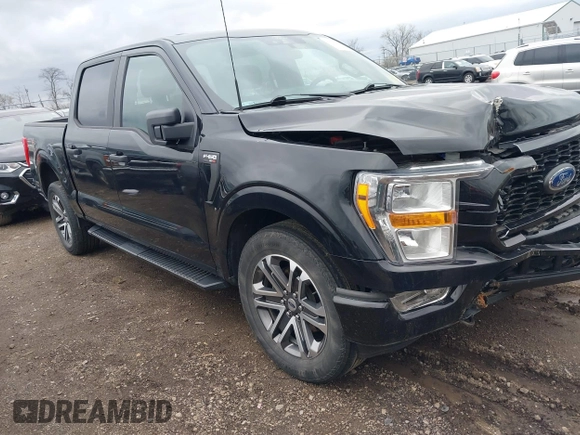 2021 Ford F-150 XL with VIN 1FTEW1EP9MKE37070, listed as a IAAI auction lot 41843951 with 69,679 mi miles and . Bid and sale history available at DreamBid. Image 1.