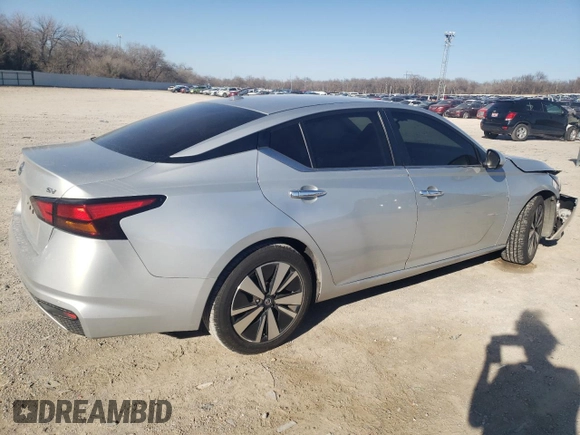 2022 Nissan Altima 2.5 SV with VIN 1N4BL4DV7NN314385, listed as a Copart auction lot 48263665 with 47,006 mi miles and Salvage Title. Bid and sale history available at carsss.com. Image 3.