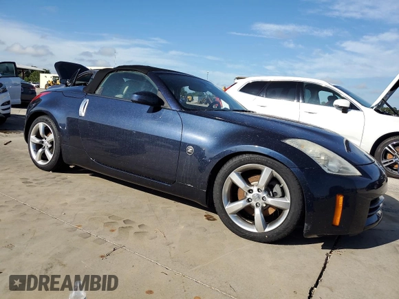 2008 Nissan 350Z Enthusiast with VIN JN1BZ36A78M850067, listed as a Copart auction lot 73639854 with Not Provided miles and Salvage Title. Bid and sale history available at DreamBid. Image 4.