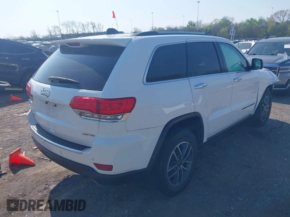 2019 Jeep Grand Cherokee Limited with VIN 1C4RJFBG7KC579264, listed as a IAAI auction lot 42000512 with 61,419 mi miles. Bid and sale history available at carsss.com. Image 4.