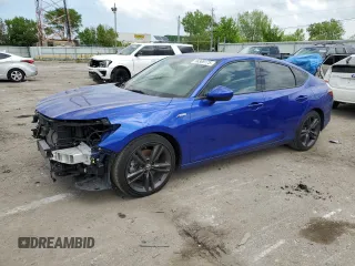 2023 Acura Integra w/A-Spec Package z VIN 19UDE4H3XPA011618, wystawiony jako Copart lot #56368175 z przebiegiem 33 557 mil mil oraz Szkoda całkowita • Salvage title. Historia ofert i sprzedaży dostępna na DreamBid. Obrazek 1.