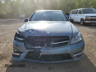2012 Mercedes-Benz C 300 Sport with VIN WDDGF8BB7CA609715, listed as a Copart auction lot 59567445 with 176,385 mi miles and Salvage title. Bid and sale history available at DreamBid. Image 5.